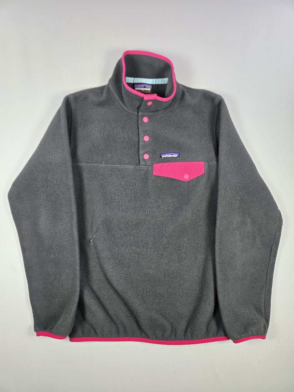 Patagonia Lightweight Synchilla Snap-T Fleece Hiking Outdoor Pullover Pink XS